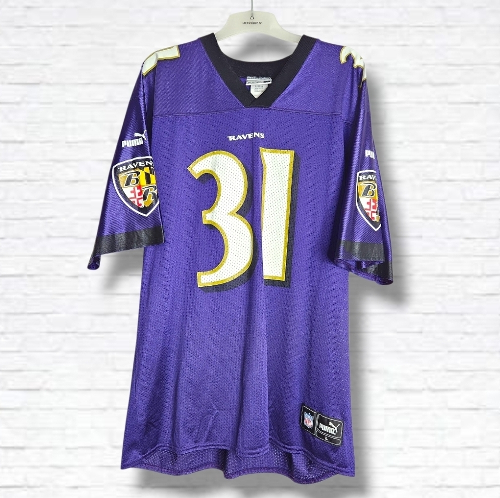 Jamal Lewis #31 NFL Baltimore Ravens Purple Stitched Jersey Puma NFL Size L